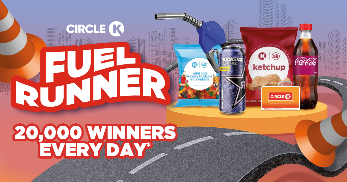 Drive and you could win with Fuel Runner and Circle K!