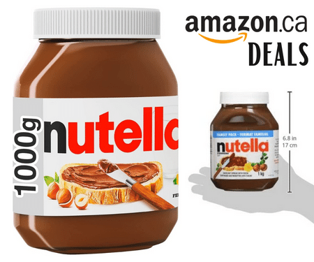 Nutella on Sale: 1 kg Jar for $6.52 - Amazon Deals